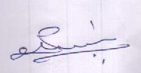 Candidate Signature