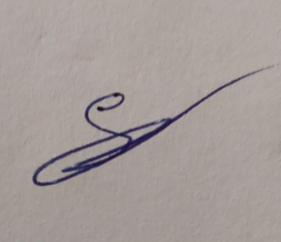 Candidate Signature