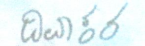Candidate Signature