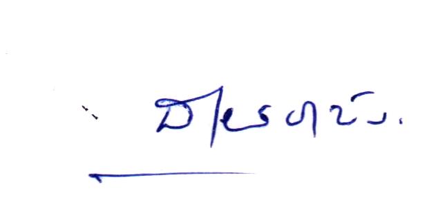 Candidate Signature