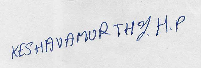 Candidate Signature