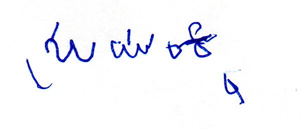 Candidate Signature