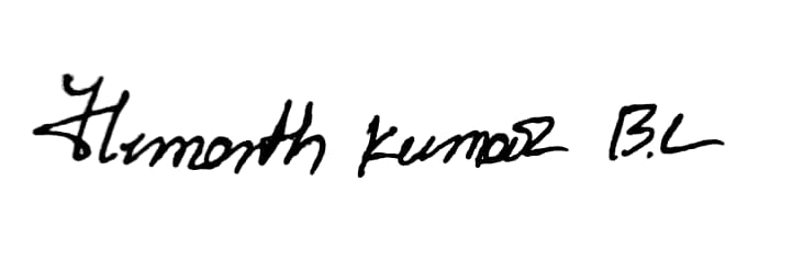 Candidate Signature