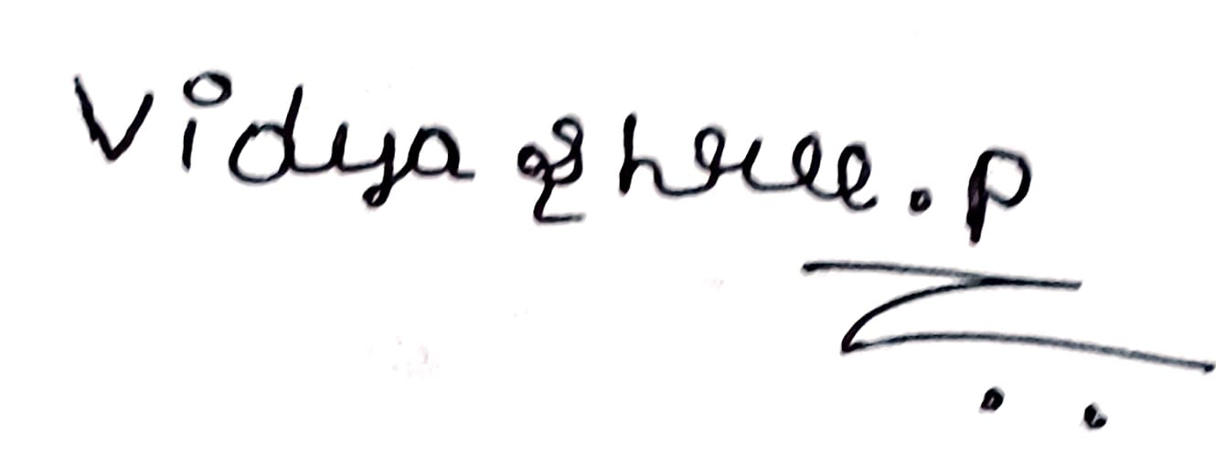 Candidate Signature