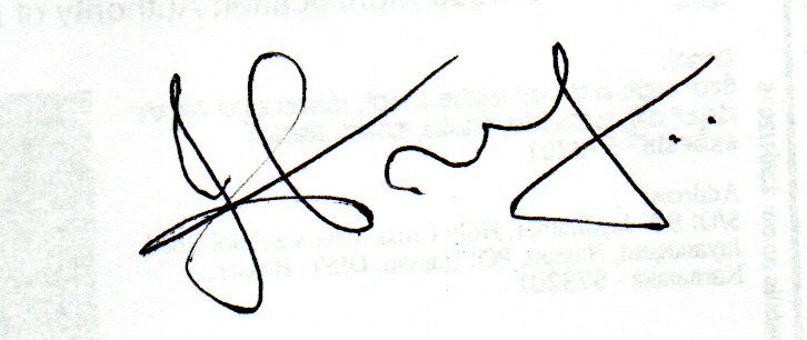 Candidate Signature
