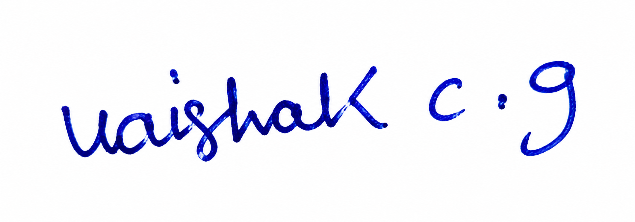 Candidate Signature