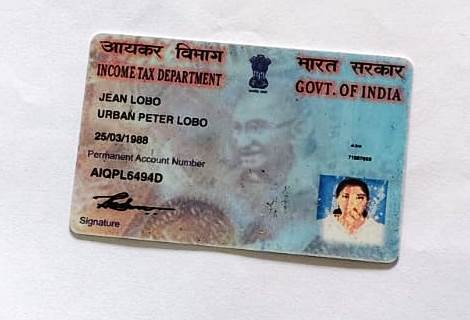Existing PAN Card