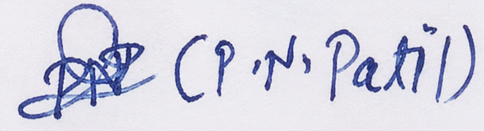 Candidate Signature