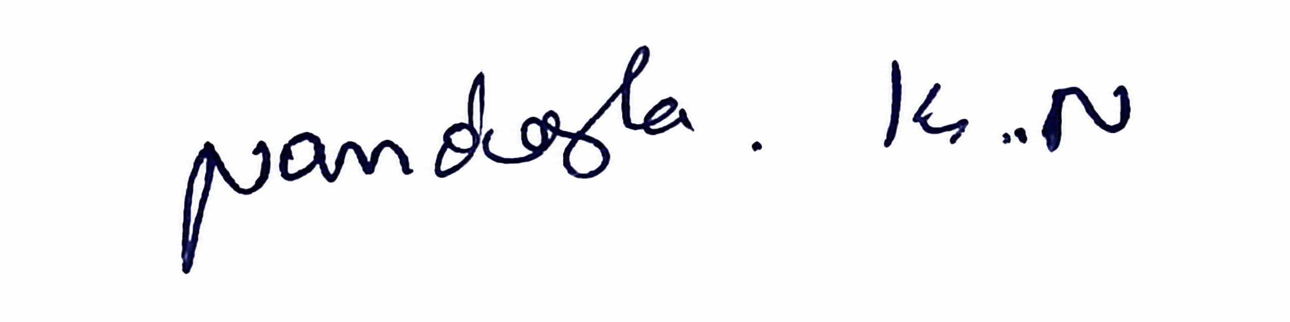 Candidate Signature