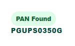 Existing PAN Card