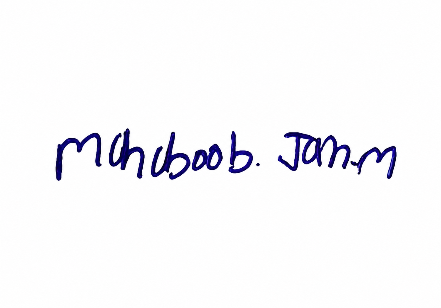 Candidate Signature