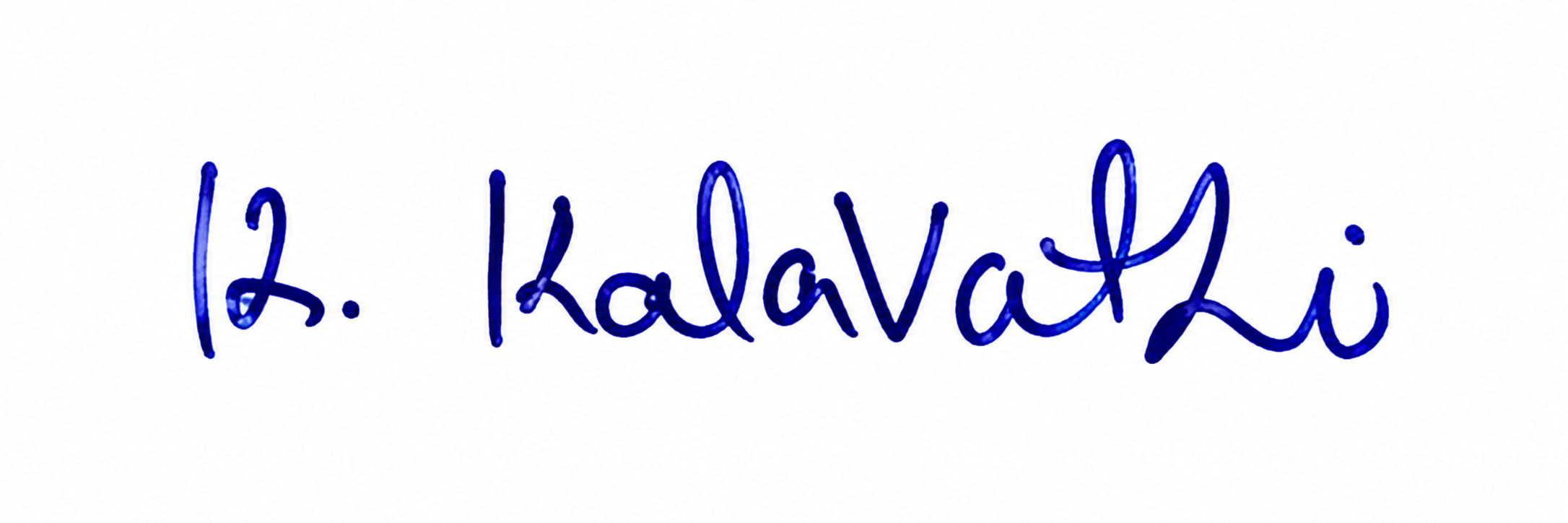 Candidate Signature