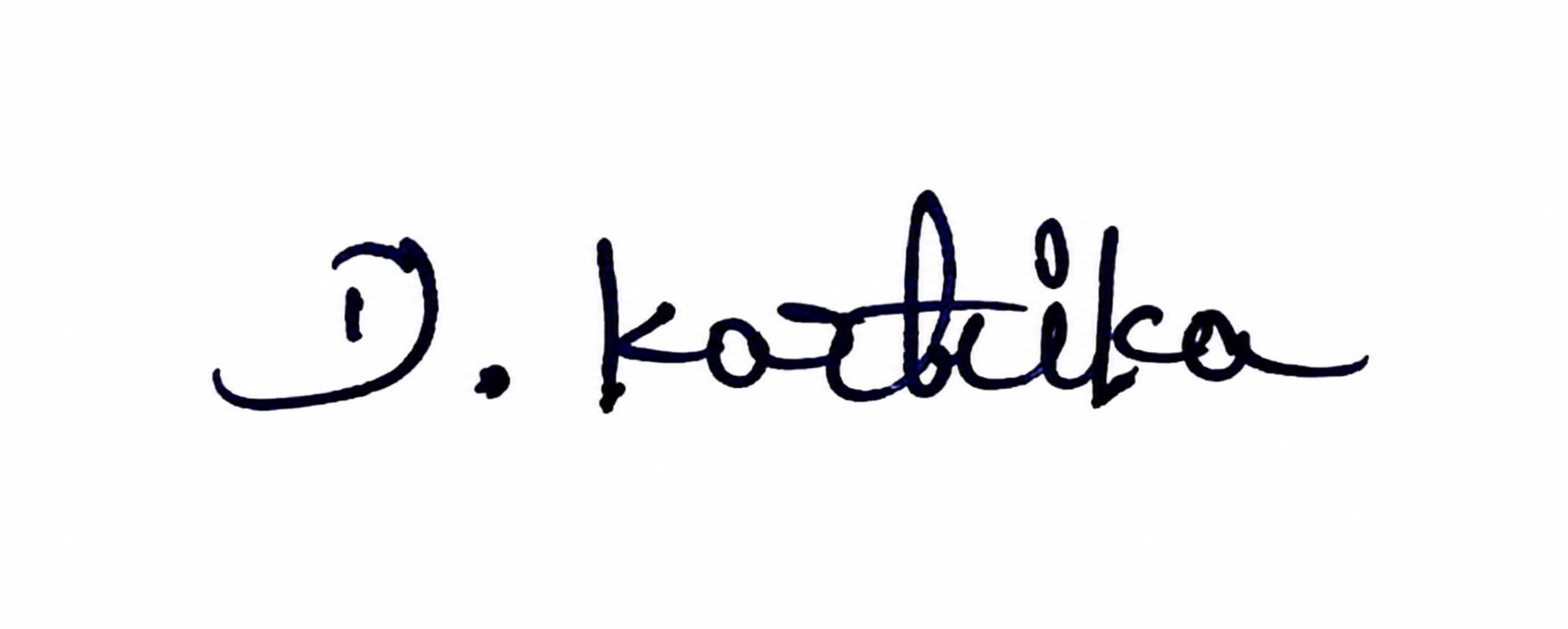 Candidate Signature