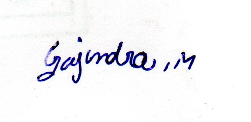 Candidate Signature