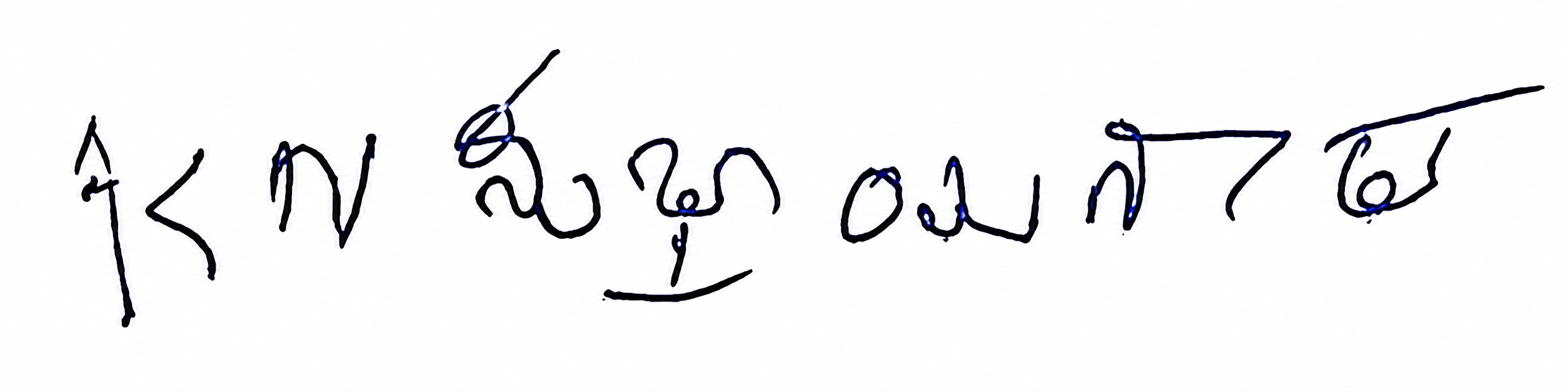 Candidate Signature