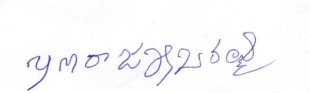 Candidate Signature