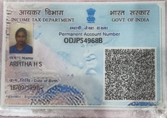 Existing PAN Card