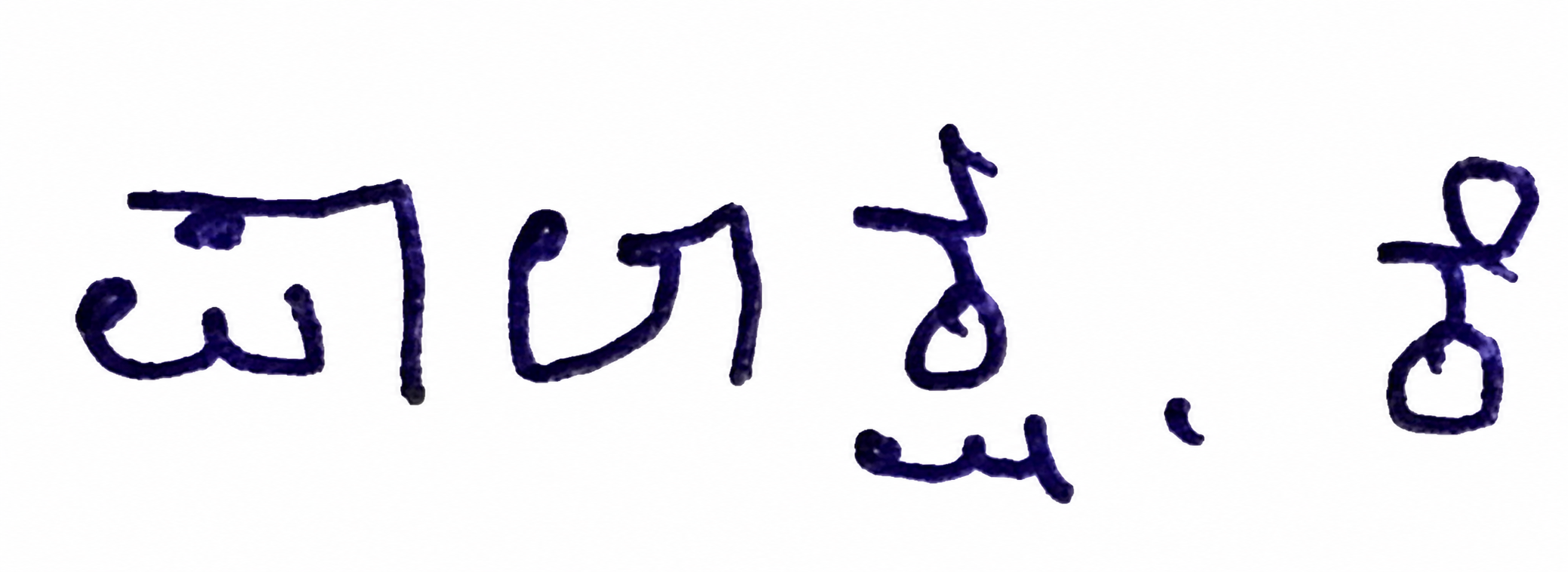 Candidate Signature