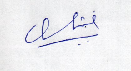 Candidate Signature