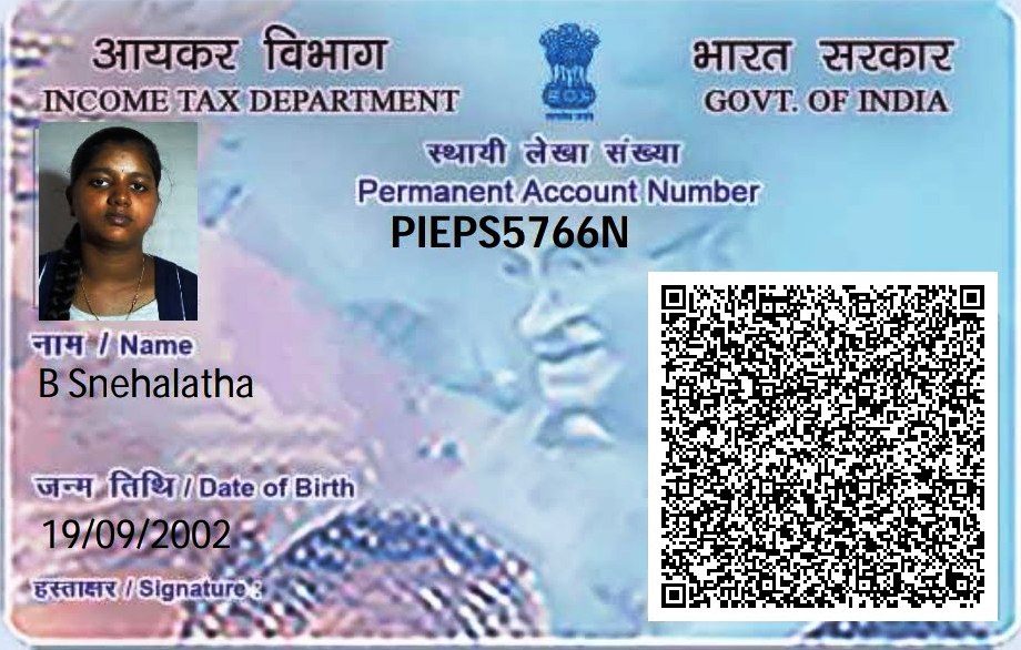 Existing PAN Card