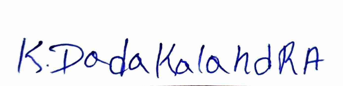 Candidate Signature