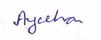 Candidate Signature