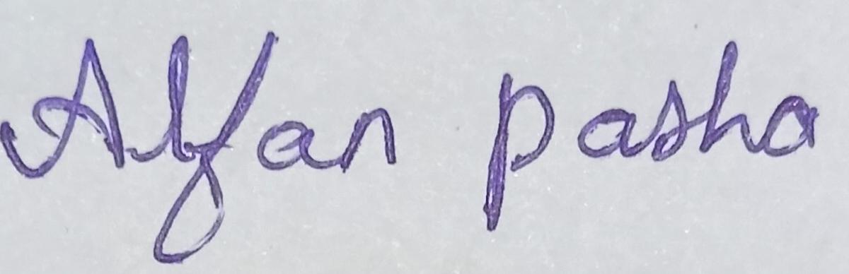 Candidate Signature