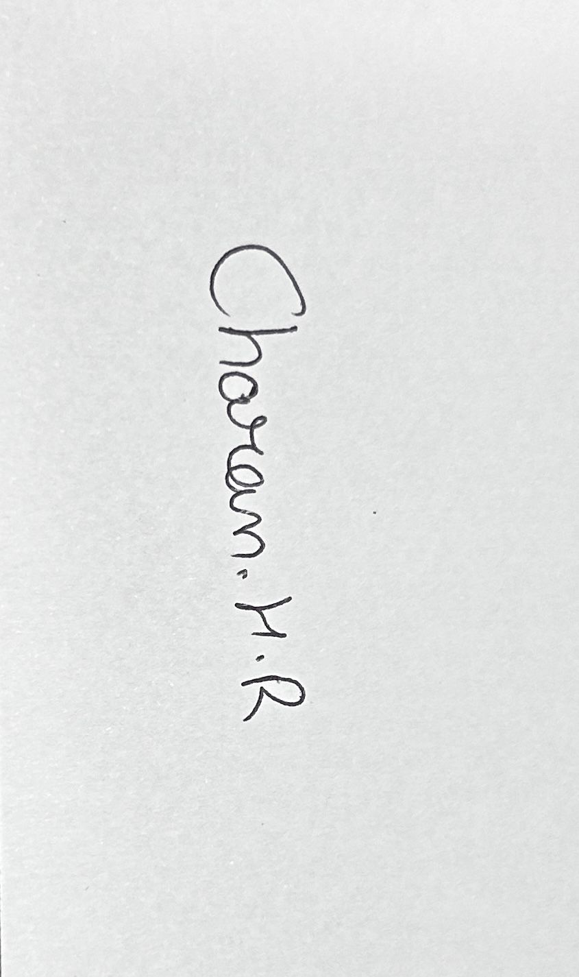 Candidate Signature