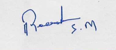 Candidate Signature