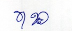 Candidate Signature