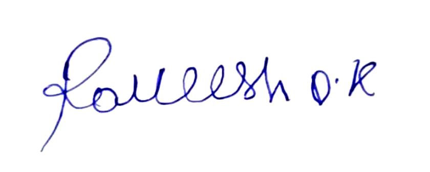 Candidate Signature