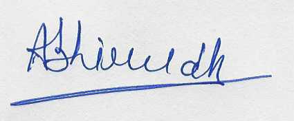 Candidate Signature