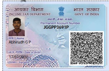 Existing PAN Card