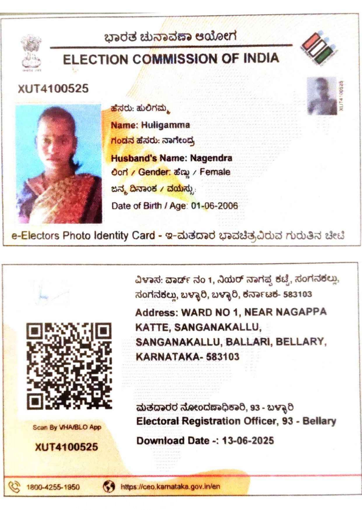 VOTERS ID CARD (IN COPY) preview