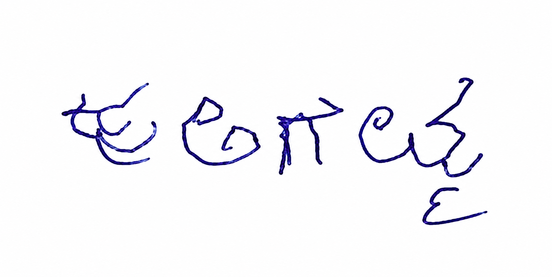 Signature preview
