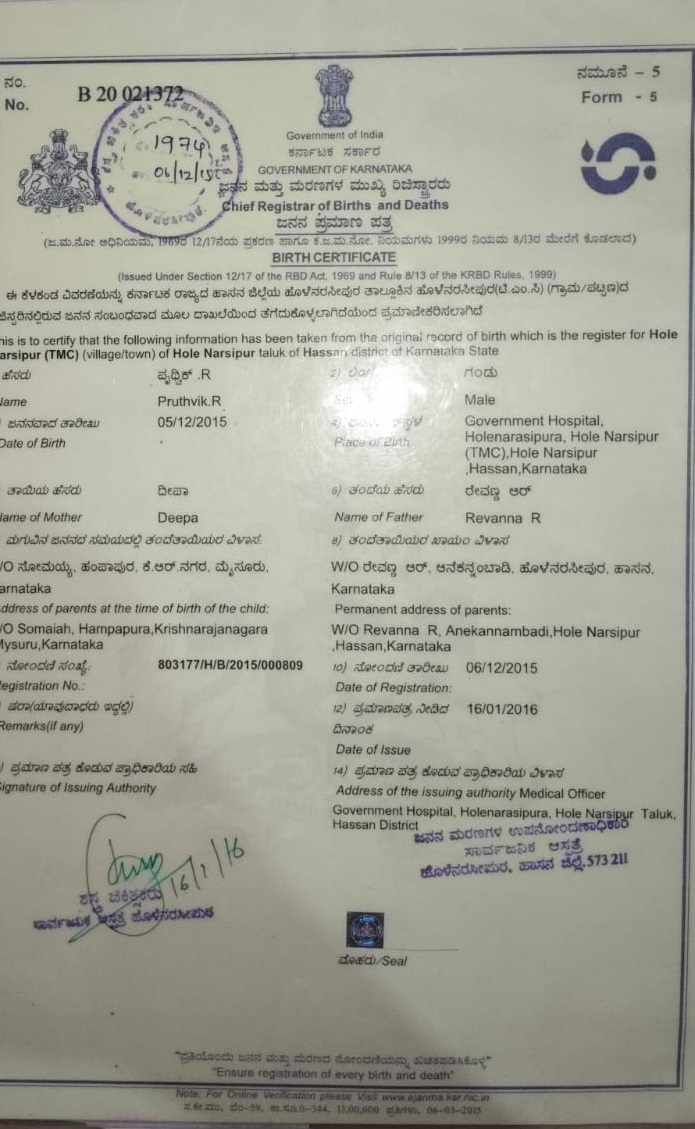 Representative Assessee Signature preview