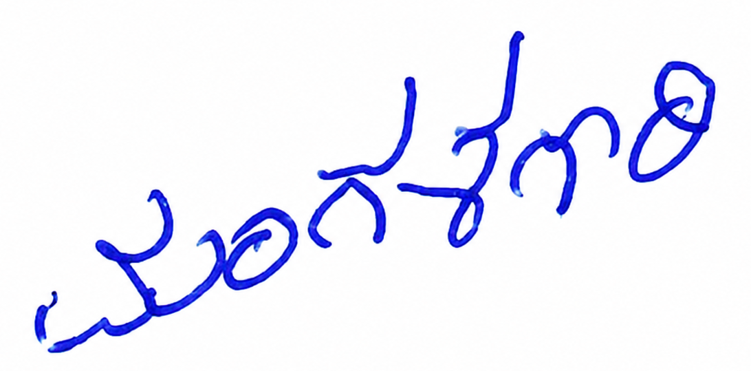Signature preview
