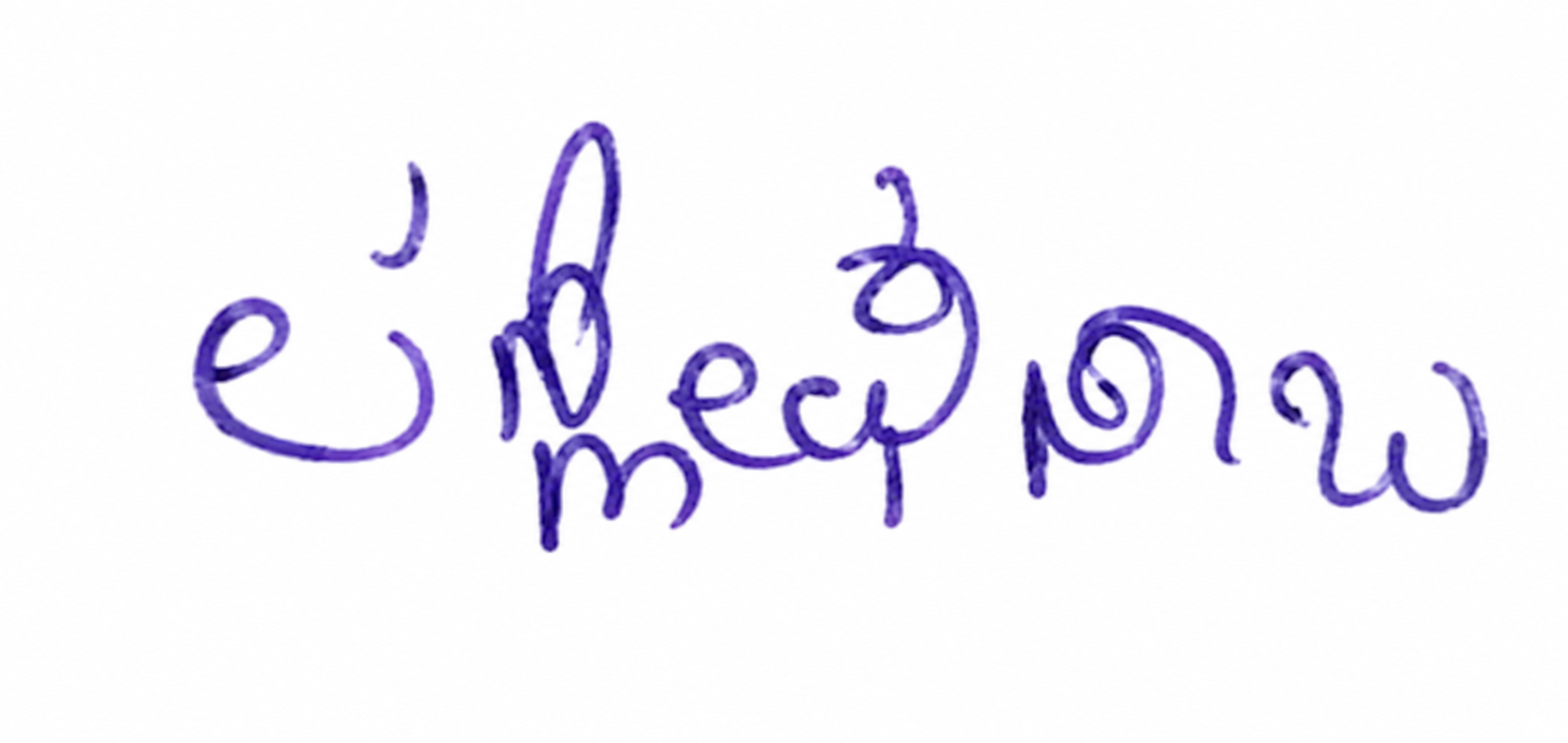 Signature preview
