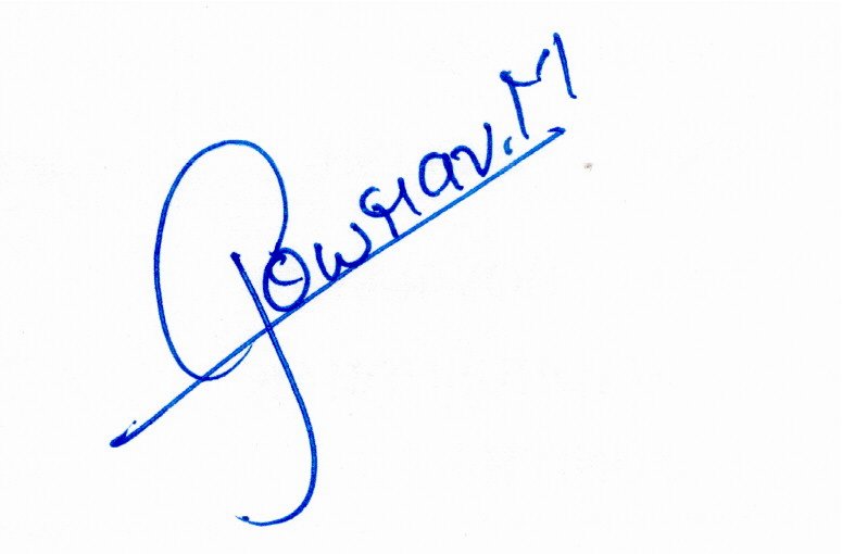 Signature preview