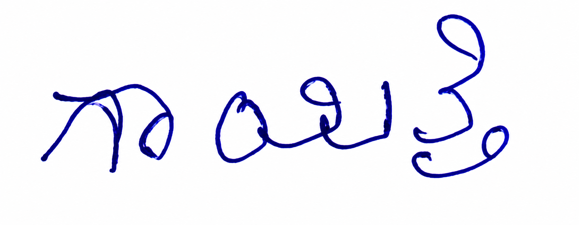 Signature preview