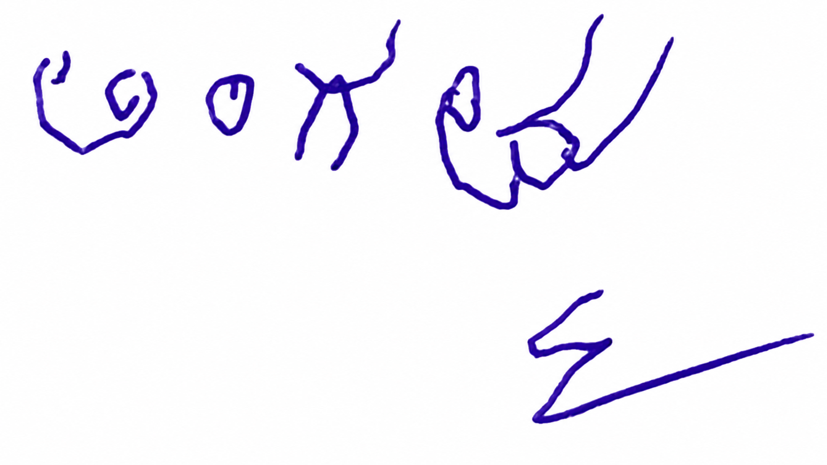 Signature preview