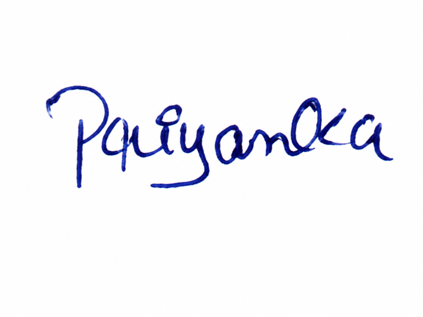 Signature preview