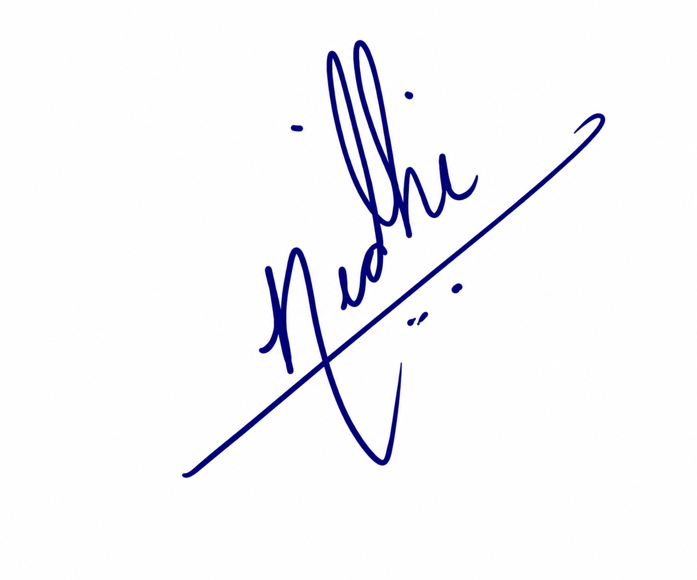 Signature preview