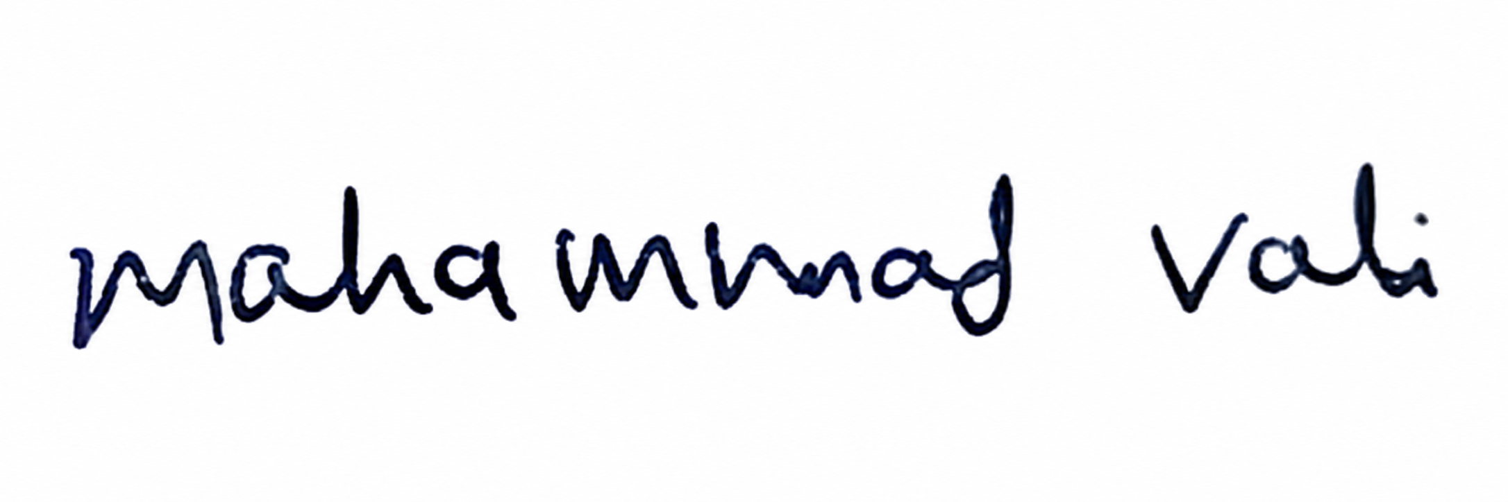 Signature preview