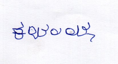 Signature preview