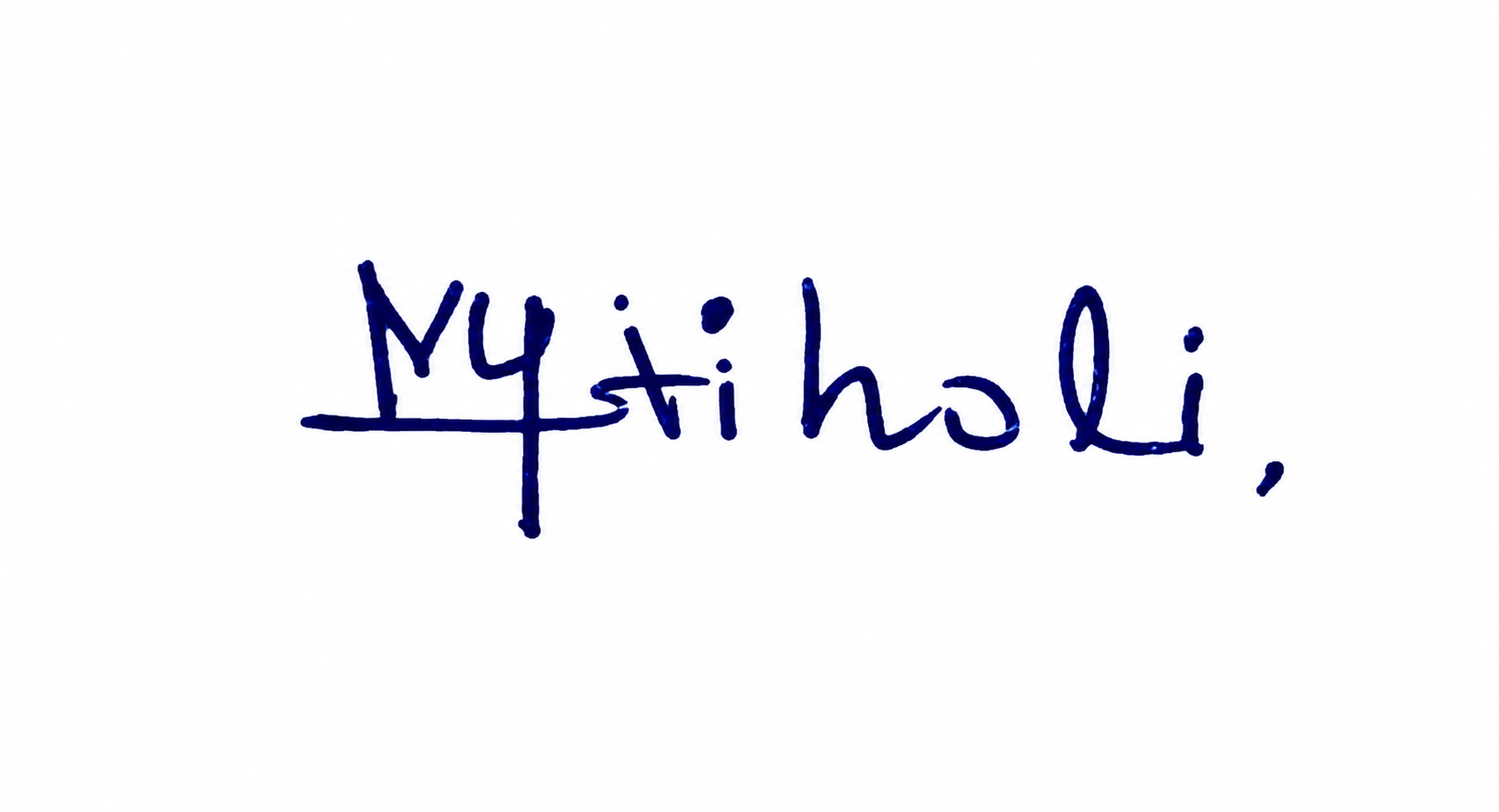 Signature preview