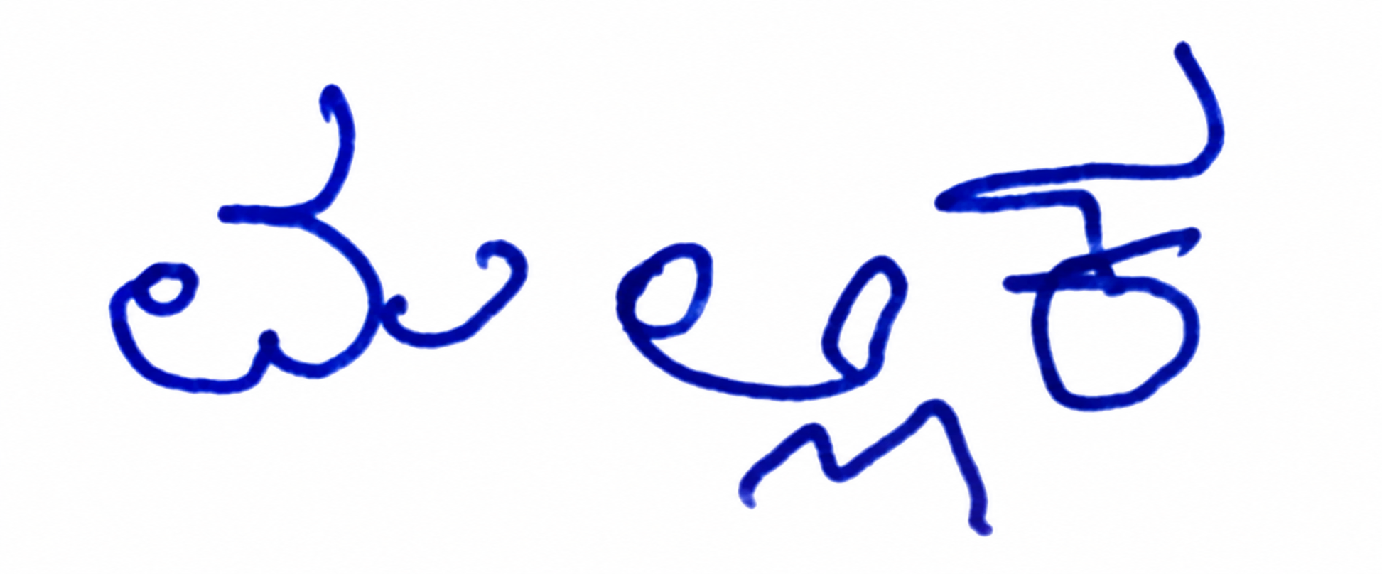 Signature preview