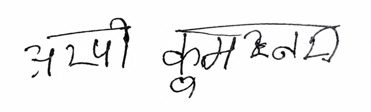 Signature preview