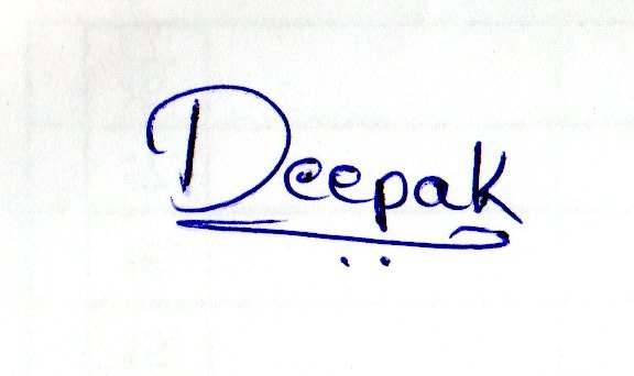 Signature preview