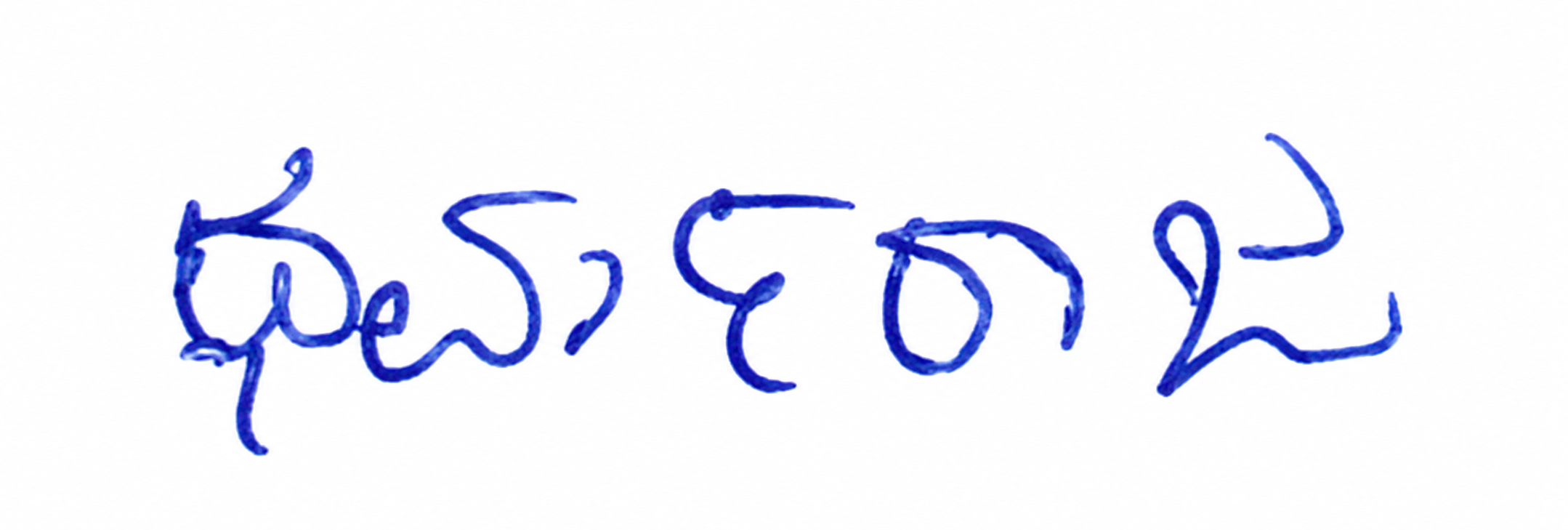 Signature preview
